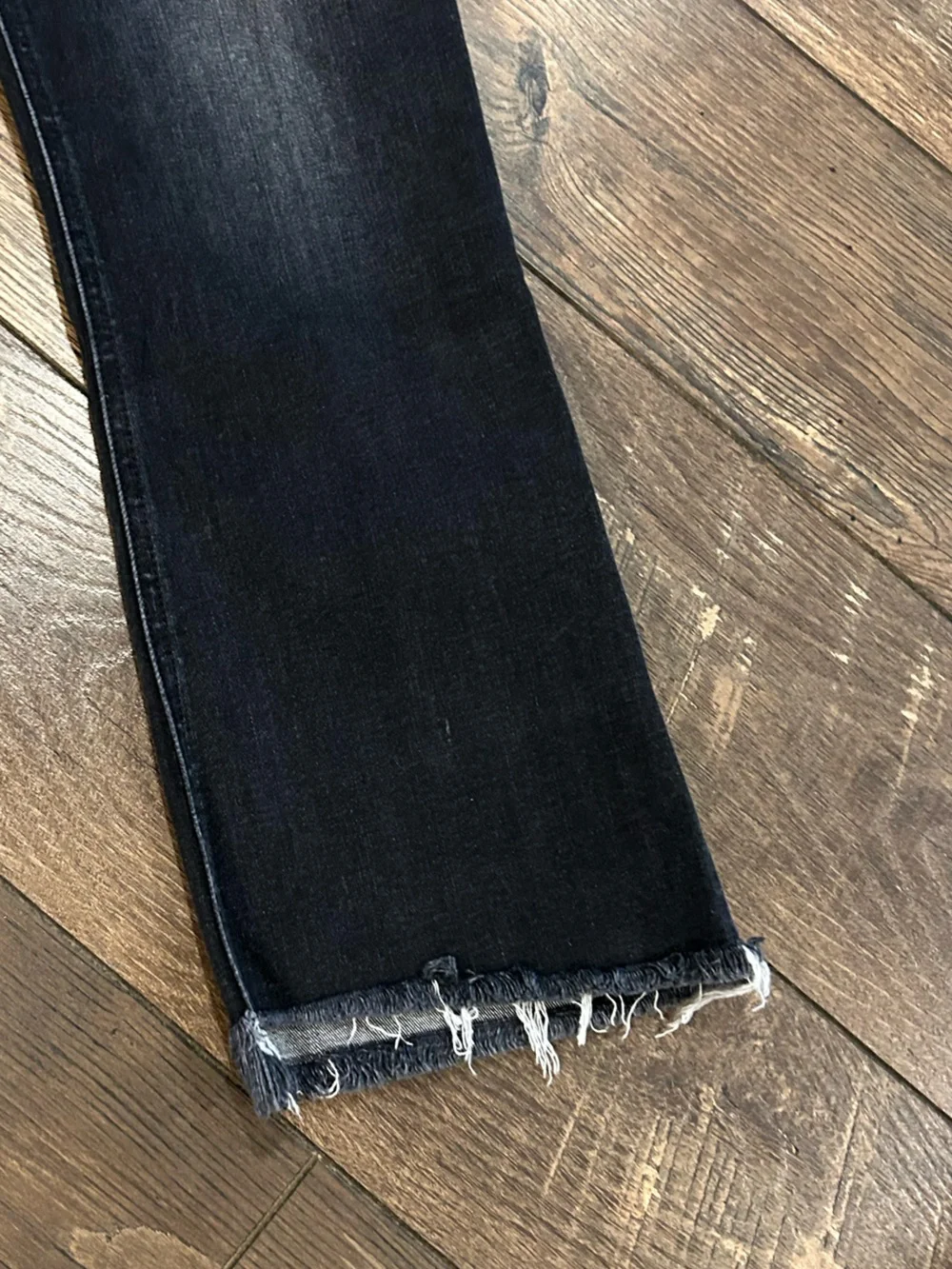 J. Crew Black Billie Demi Boot Crop Denim Jeans